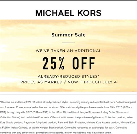 michael kors 25 percent off|michael kors outlet coupons.